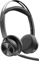 Plantronics Poly 9T9J6AA Voyager Focus 2 MS Bluetooth Fejhallgató Headset Töltőállomással - Fekete