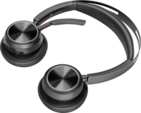 Plantronics Poly 9T9J5AA Voyager Focus 2 Bluetooth Fejhallgató Headset Töltőállomással - Fekete