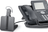 HP Poly CS540 DECT Call Center Mono Headset - Fekete