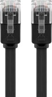 goobay U/UTP CAT.6 RJ45 Lapos Patch kábel 1,5m - Fekete