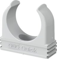 OBO 2955 M25 100db/csomag világosszürke quick rögzítőbilincs