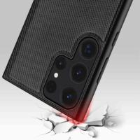 Nevox StyleShell Nylo Samsung Galaxy S25 Ultra Szilikon Telefon tok - Fekete