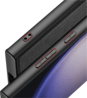 Nevox StyleShell Nylo Samsung Galaxy S25 Ultra Szilikon Telefon tok - Fekete