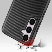 Nevox StyleShell Nylo Samsung Galaxy S25+ Szilikon Telefon tok - Fekete