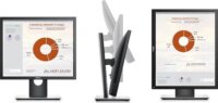 Dell 19" P1917S Professional 5:4 IPS HD Monitor - Fekete