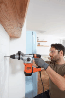 Black & Decker BEHS03K-QS SDS-PLUS Elektromos Fúró-Vésőkalapács 1250 Watt