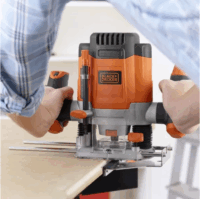 Black & Decker KW1200EKA-QS Elektromos Felsőmaró 1200W