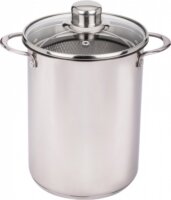 MPM MGK-09 Rozsdamentes Acél Tésztafőző Edény Fedővel Ø 16cm 4,2L - Inox