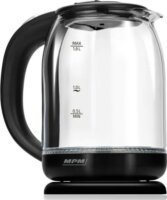 MPM MCZ-129 Vízforraló 1.6L 1500 Watt - Átlátszó / Fekete