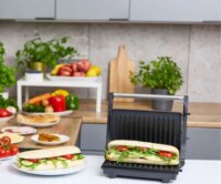 MPM MGR-13 Asztali Grill és Panini sütő 1000 Watt - Inox