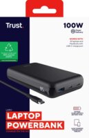 Trust Laro Powerbank 2xUSB-C / USB-A 20000 mAh 100W - Fekete