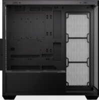 Krux Exo Midi Torony Számítógépház + 4db 120mm ventilátor - Fekete