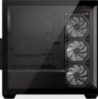 Krux Exo Midi Torony Számítógépház + 4db 120mm ventilátor - Fekete