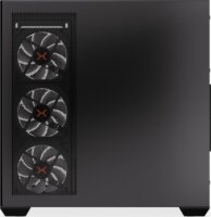 Krux Exo Midi Torony Számítógépház + 4db 120mm ventilátor - Fekete