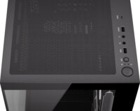 Krux Exo Midi Torony Számítógépház + 4db 120mm ventilátor - Fekete