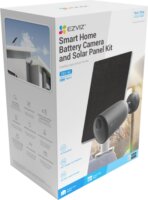 eZVIZ EB3 4G 3MP 2.8mm IP Bullet kamera + Napelem panel - Fekete