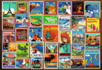 Ravensburger Bélyegek 200 darabos puzzle