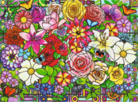 Ravensburger Virágablak 100 darabos puzzle