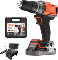 Black & Decker BCD383D1XK-QW Akkus fúró-csavarozó 1x 2Ah Akku + Töltő