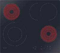 Candy CEH6DXECTT/1 Beépíthető 4 zónás Kerámia Főzőlap 6300 Watt - Fekete