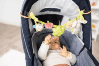 Nici My First Nici Babakocsicsörgő lánc 5 figurával - 40 cm