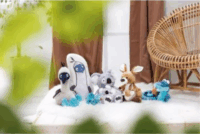 Nici Kéklábú szula párna - 35 x 22 x 8 cm