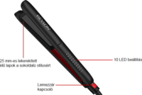 Revlon SmoothStay RVST2211PE Ionizáló hajvasaló kókuszolajjal és Kerámia bevonattal 235°C - Fekete