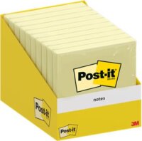 3M Post-it 76x76mm Öntapadó jegyzettömb - Kanári sárga (100 lap/tömb)