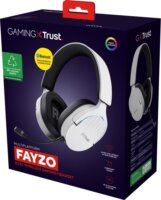 Trust GXT 491W Fayzo Bluetooth Fejhallgató Headset - Fekete/Fehér