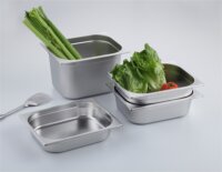 TOO KT-355 GN 1/6 Mini tálaló edény 16.2 x 10 x 17.6 cm - Szürke