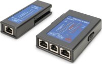 Digitus DN-14001-2 Hálózati kábelteszter - Fekete