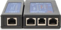 Digitus DN-14001-2 Hálózati kábelteszter - Fekete