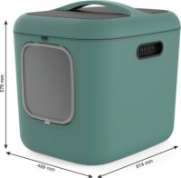 Rotho Biala XL Macska alomdoboz 61 x 50 x 58 cm - Zöld