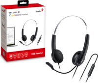 Genius HS-220U Vezetékes fejhallgató headset - Fekete