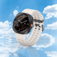 Mybandz 65038 Waves Samsung Galaxy Watch Ultra Szilikon Okosóra szíj 20mm - Fehér