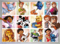 Ravensburger Disney karakteres 100 darabos puzzle