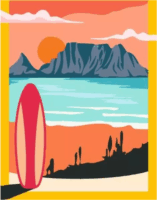 Ravensburger CreArt Festő készlet - Naplemente a parton