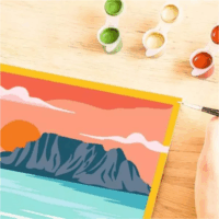 Ravensburger CreArt Festő készlet - Naplemente a parton