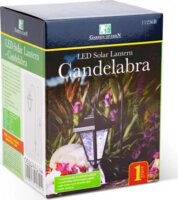 Garden of Eden 11236B LED Szolár lámpa kandeláber 80 cm - Fekete