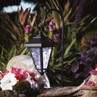 Garden of Eden 11236B LED Szolár lámpa kandeláber 80 cm - Fekete