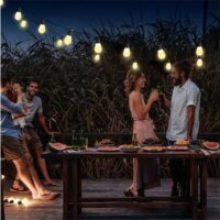 Garden of Eden 11746 Smart Kültéri napelemes fényfüzér 8m - RGB