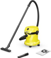 Kärcher WD 2 Plus V-15/4/18 Porzsák nélküli Száraz-nedves porszívó 1000W - Sárga / Fekete