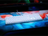 Cherry MX 3.1 Vezetékes Mechanikus Gaming Billentyűzet (Brown Switch) Német - Fehér