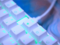 Cherry MX 3.1 Vezetékes Mechanikus Gaming Billentyűzet (Brown Switch) Német - Fehér