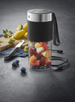 WMF KITCHENminis Hordozható Elektromos Turmixgép 0.3L / 50 Watt - Fekete