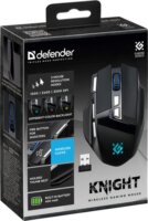 Defender GM-885 Knight Wireless Gaming Egér - Fekete
