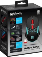 Defender GM-126 Tisa Bluetooth + RF Wireless Gaming Egér - Fekete