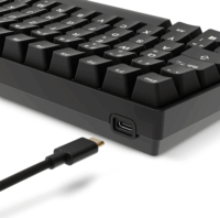 Sharkoon Skiller SGK50 S2 Vezetékes Mechanikus Gaming Billentyűzet (G Pro Yellow Switch) Német - Fekete