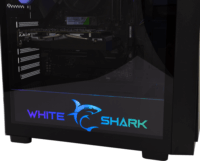 White Shark Warhead 3/B Midi Torony Számítógépház + 4db 120mm ventilátor - Fekete