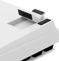 Sharkoon Skiller SGK50 S2 Vezetékes Mechanikus Gaming Billentyűzet (Brown Switch) Német - Fehér / Fekete